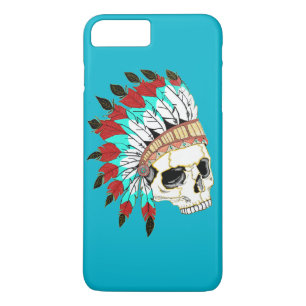 Coques Pour iPhone Crâne en chef indien