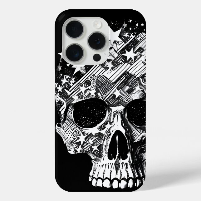 Coques Case-Mate iPhone Crâne et étoiles IV (Verso)