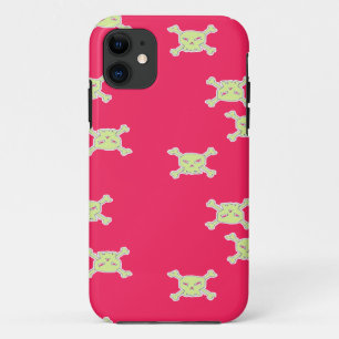 Case-Mate iPhone Case crâne et os verts