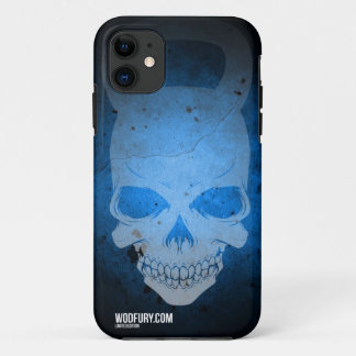 Coque iPhone 11 Crâne Kettlebell - bleu - édition limitée
