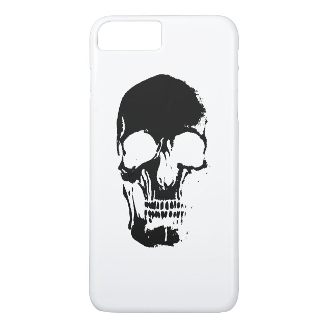 Coques Case-Mate iPhone Crâne négatif (Dos)