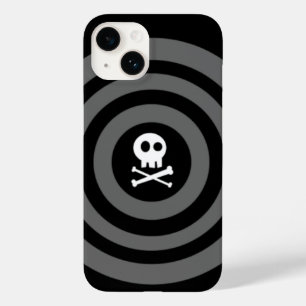 Coque Pour iPhone 14 ~ Crâne + os croisés ~