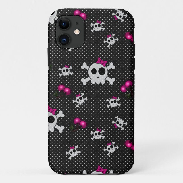 Coques Case-Mate iPhone Crânes de filles (Dos)