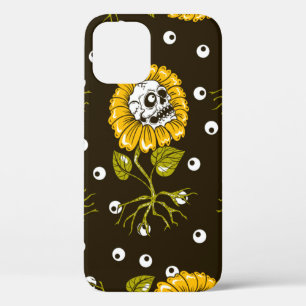 Case-Mate iPhone Case crânes de tournesol sans couture motif