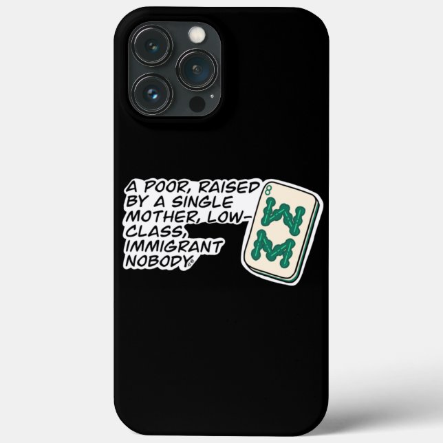 Coques Case-Mate iPhone Crazy Rich Asians Mahjong scène citation Classic (Verso)