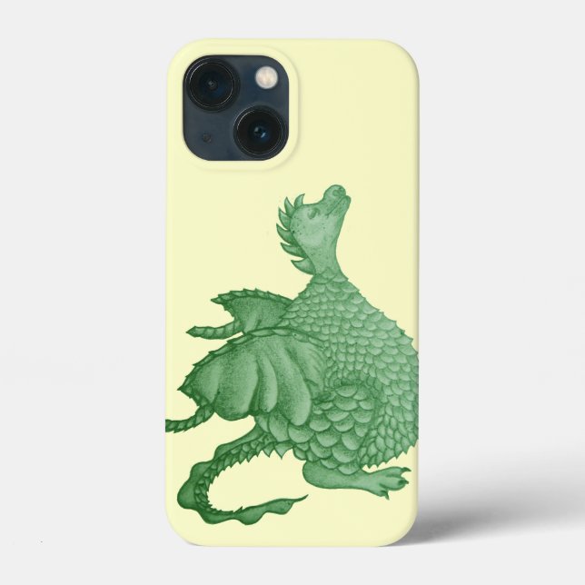 Coques Case-Mate iPhone créature imaginaire mythique dragon vert mignon (Verso)