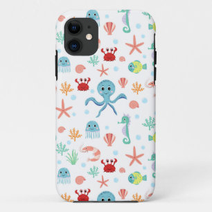 Case-Mate iPhone Case Créatures de mer sous-marines fantaisistes