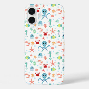 Coques iPhone 16 Plus Créatures marines sous-marines fantaisistes