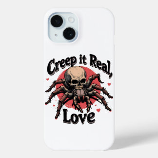 Coque Pour iPhone 15 Creep It Real, Love
