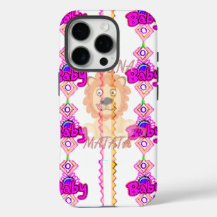 Coques iPhone 16 Pro Créez votre propre bébé amusant Lion Cub Design de