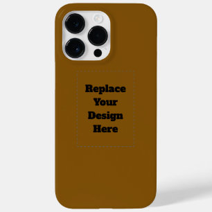 Coque Pour Pour iPhone 14 Pro Max Créez Votre Propre Brun