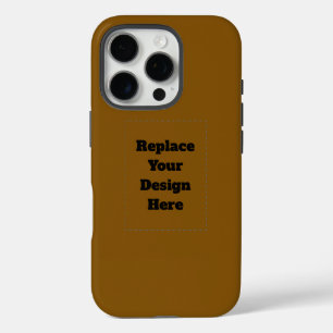 Coques iPhone 16 Pro Créez Votre Propre Brun