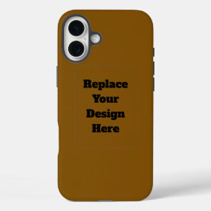 Coques iPhone 16 Plus Créez Votre Propre Brun