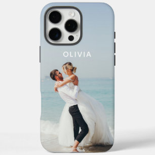 Coques iPhone 16 Pro Max Créez Votre Propre Modèle de Photo Nom Personnalis