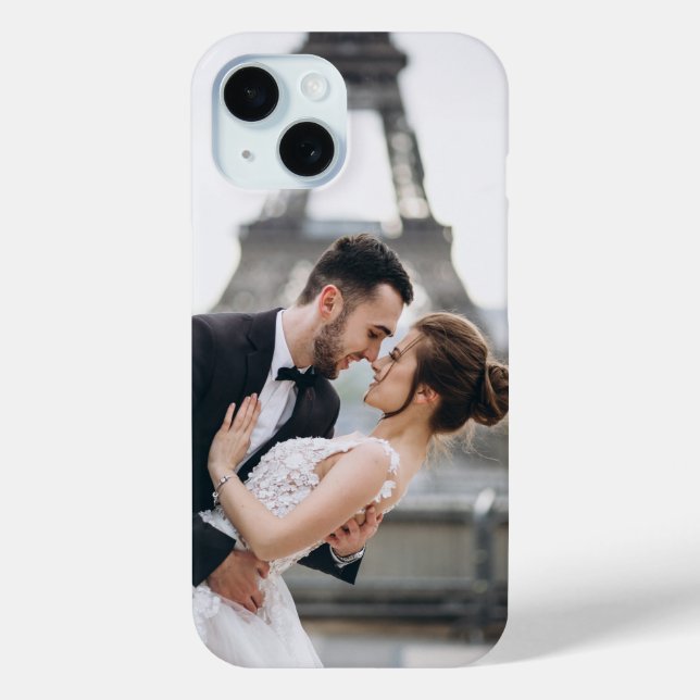 Coques Case-Mate iPhone Créez votre propre photo de mariage personnalisée (Verso)