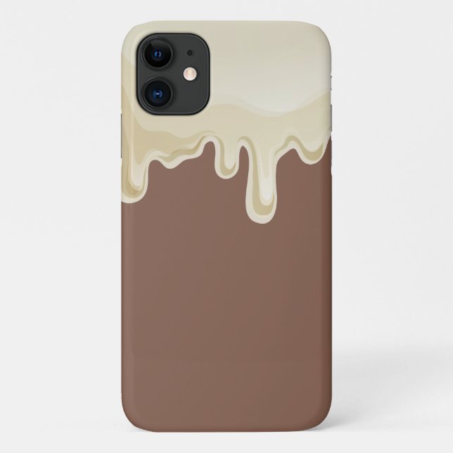 Coques Case-Mate iPhone Crème de séchage au chocolat chaud (Dos)
