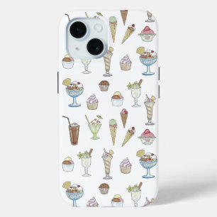 Coque Pour iPhone 15 Crème glacée Collage Sundae
