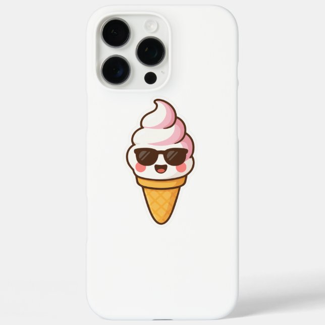 Coques Case-Mate iPhone Crème glacée cool Kawaii (Verso)