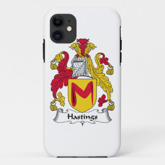 Coque iPhone 11 Crest de la famille Hastings