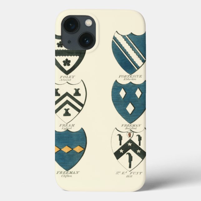 Coques Case-Mate iPhone Crêtes familiales de diverses maisons anglaises (Verso)