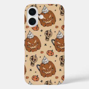 Coques iPhone 16 Cri citrouille - Halloween Horreur