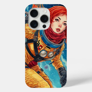 Coque iPhone 15 Pro Crimson Voyager: Beyond the Stars