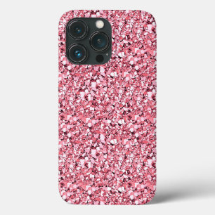 Etui iPhone 13 Pro cristal druzy - quartz rose rose