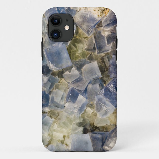 Coques Case-Mate iPhone Cristaux bleus de fluorine dans Matrix (Dos)