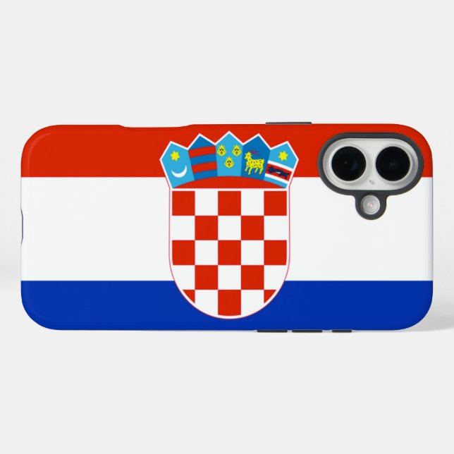 Coques Case-Mate iPhone Croatie (Verso (horizontal))