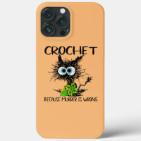 Crochet parce que le meurtre est faux Chat drôle v