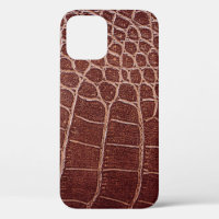 Crocodile motif en cuir abstrait, alligator, anima