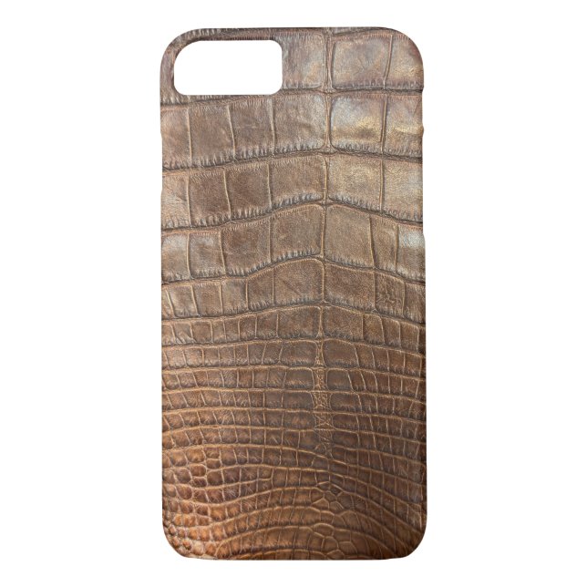 Coques Case-Mate iPhone Crocodile poster de animal reptile tan alligator (Dos)