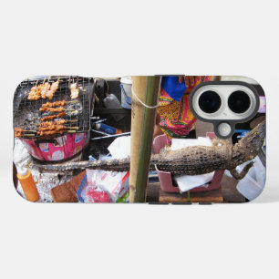 Coques iPhone 16 Crocodile Viande barbecue ... Restauration de rue 