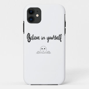 Coques Pour iPhone Croire en soi Texte et Image