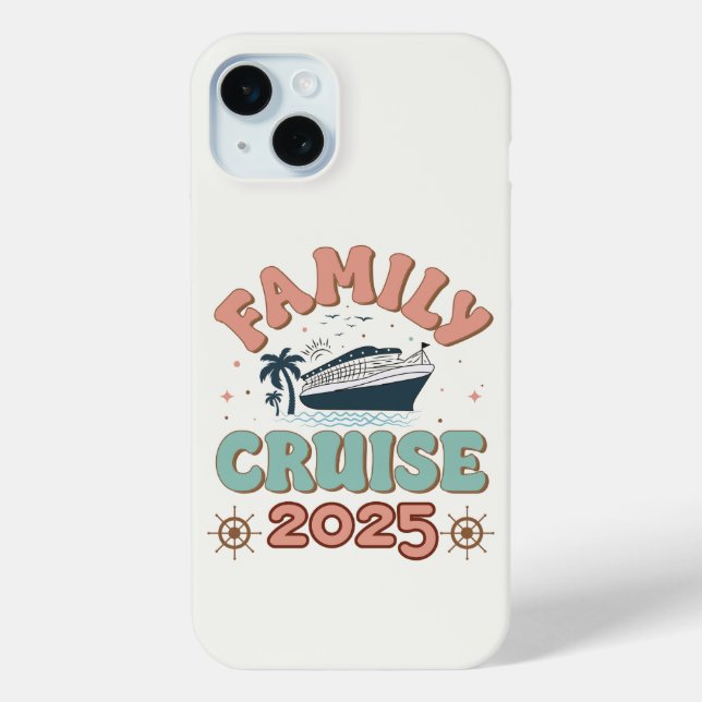Coques Case-Mate iPhone Croisière en famille 2025 (Verso)