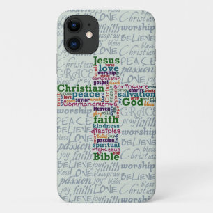 Case-Mate iPhone Case Croix de l'art chrétien du mot