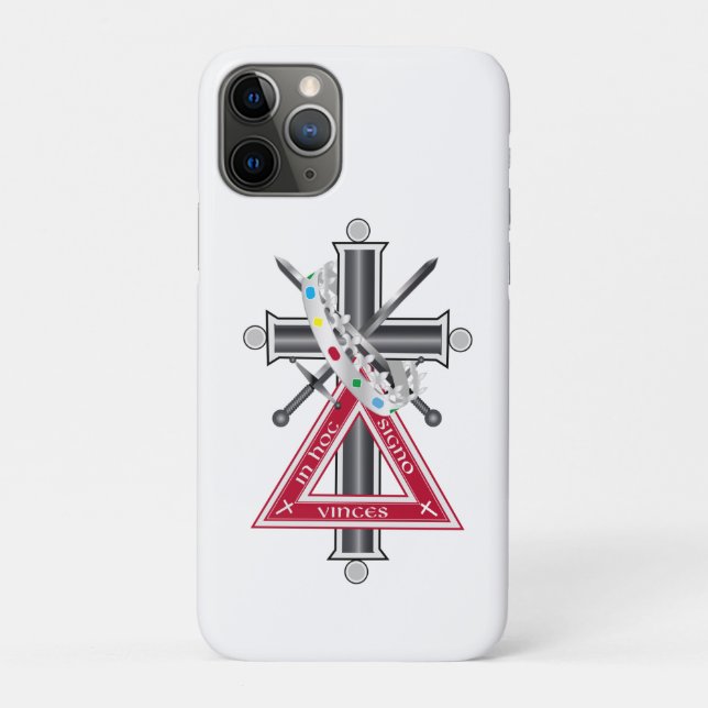 Coques Case-Mate iPhone Croix freemasonique (Dos)