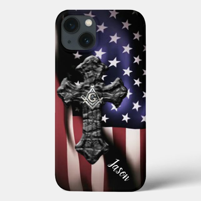 Coques Case-Mate iPhone Croix masonique (Verso)