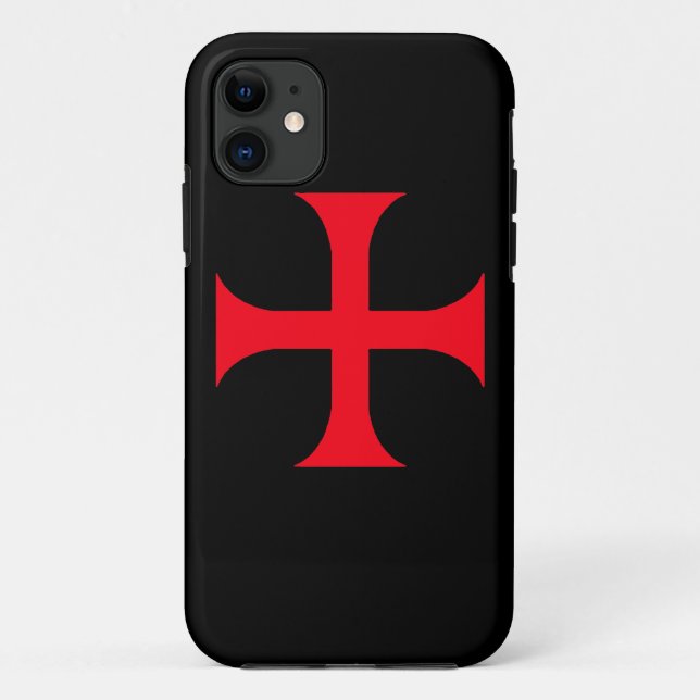Coques Case-Mate iPhone Croix-Rouge de Templar (Dos)
