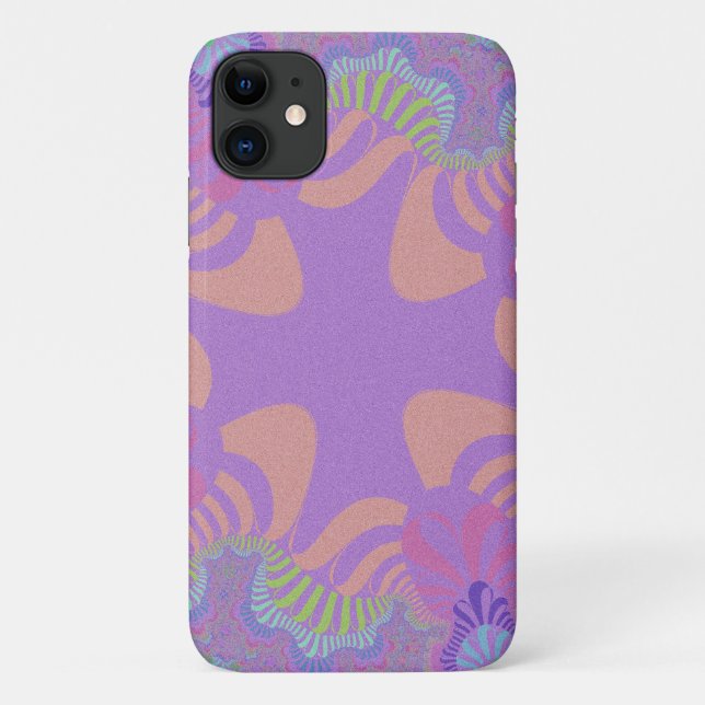 Coques Case-Mate iPhone Croix violette Pastel (Dos)