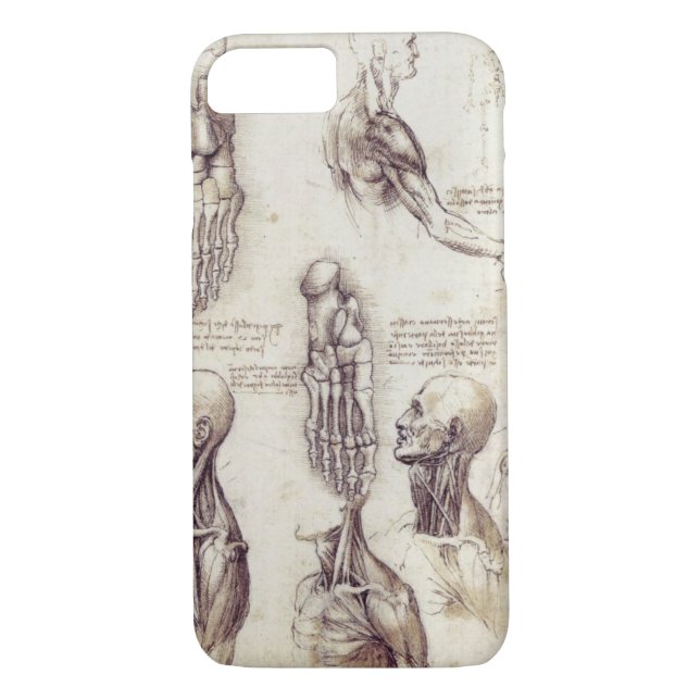 Coques Case-Mate iPhone Croquis Médicale de Leonardo da Vinci, parties du (Dos)