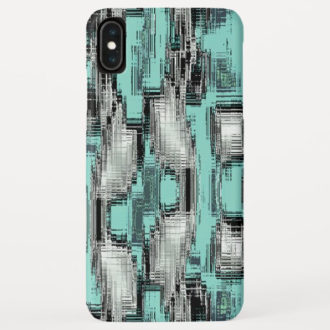 Coques Case-Mate iPhone Crossed pixelated lines forming abstract squares (Dos)