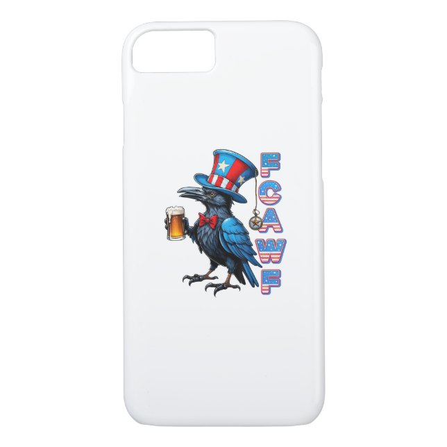 Coques Case-Mate iPhone Crow, F-Caw-F Funny Bird Creative Casual (Dos)
