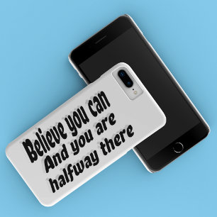 Coque Pour iPhone 14 Croyez Que Vous Pouvez Citer Motivationnel