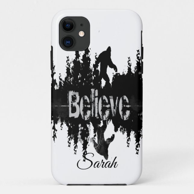 Coques Case-Mate iPhone Croyez Sasquatch Legend Bigfoot Art (Dos)