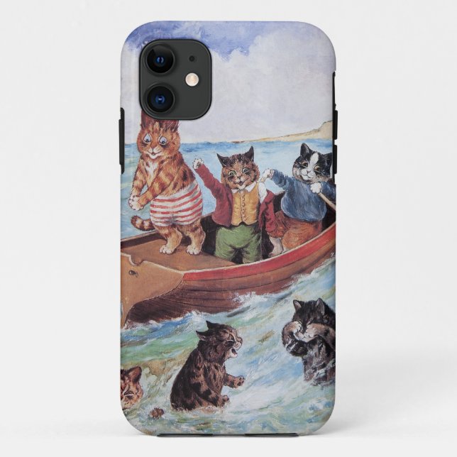 Coques Case-Mate iPhone Cru anthropomorphe drôle Wain de chats (Dos)