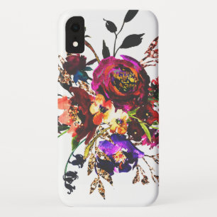 Case-Mate iPhone Case Cru coloré de fleur sauvage d'aquarelle de Boho