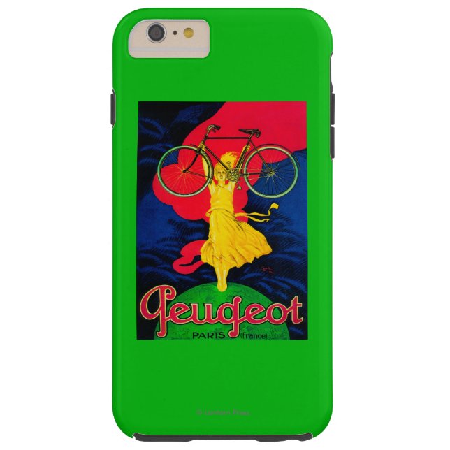 Coques Case-Mate iPhone Cru PosterEurope de bicyclette de Peugeot (Dos)