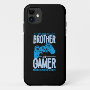 Case-Mate iPhone Case Crushing deux titres Brother et Gamer