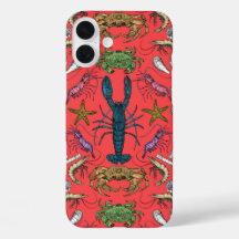 crustacés de cornwall damask pop rouge